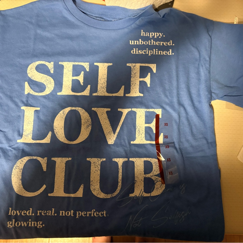 Blue Self Love Club T-Shirt